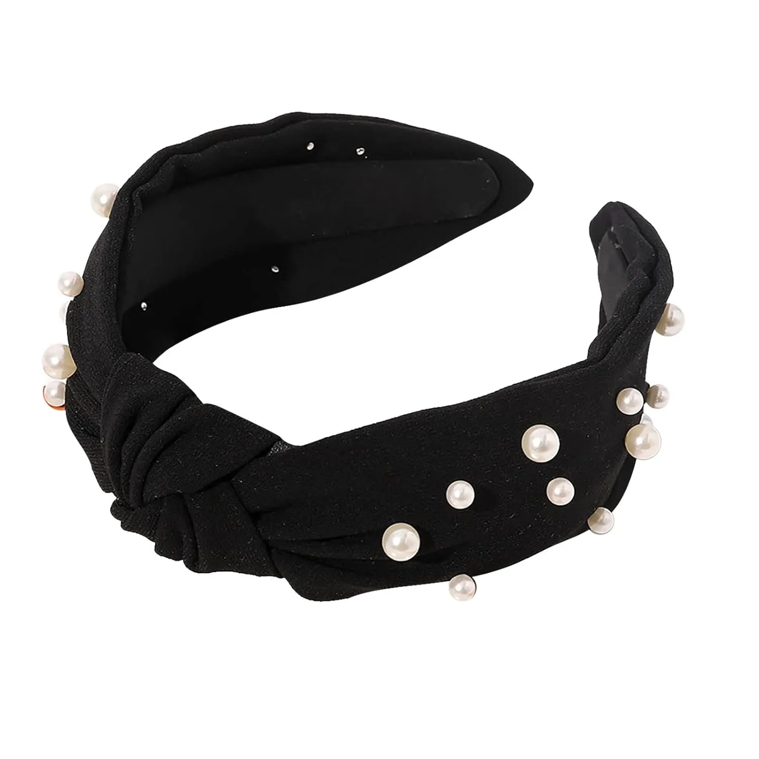 Turban Headbands for Women Vintage Flower Printed Headband Elastic Rhinestone Hair Bands Hair Accessories Jewelry