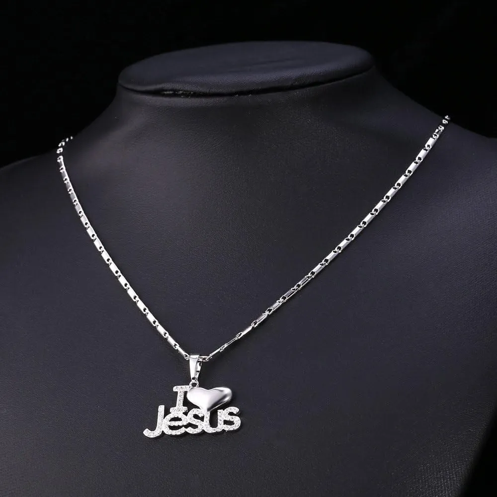 U7 Russian Orthodox Cross Pendant/Praying Hands/Ichthys Sign for Men Women Stainless Steel 18K Gold Plated Jesus Pendant Christian Religious Necklaces, Length 22" Silver Black Gold