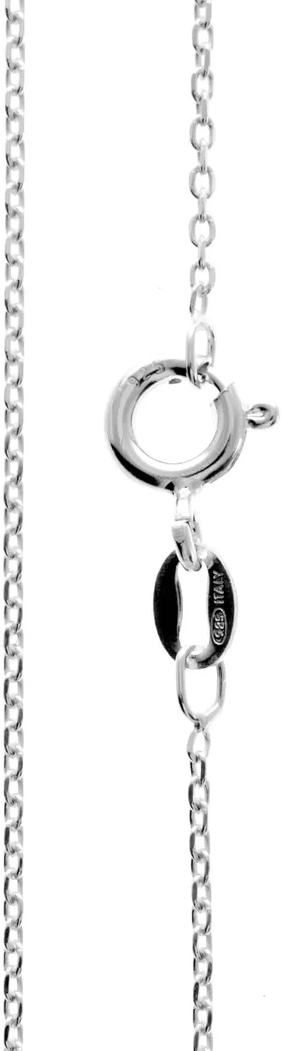 UK - Sterling Silver 14" 16" 18" 20" 24" 28" 32" 36" 40" Inch Delicate & Sturdy Italian Curbs, Trace, Snake and other styles Chain Necklace