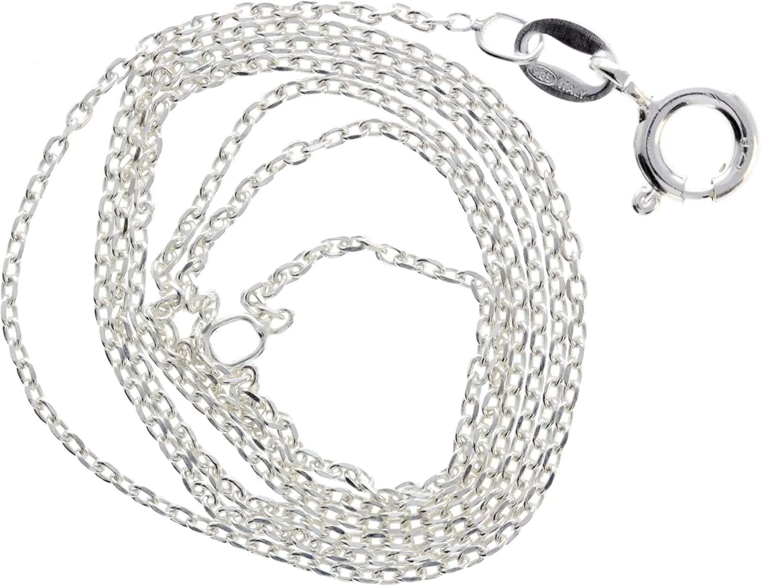 UK - Sterling Silver 14" 16" 18" 20" 24" 28" 32" 36" 40" Inch Delicate & Sturdy Italian Curbs, Trace, Snake and other styles Chain Necklace