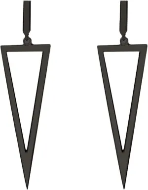Unique Women's Geometric Dangle Drop Earrings,Metal black Triangle Dangle Earrings for Girls Jewelry Gift