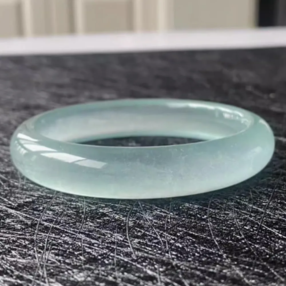 URED Jade Bangle Bracelet For Women Elegant Jade Bangle Chinese Feng Shui Bangle Good Luck Bangle Fashion Elegant Round Bracelet Bangle For Woman Birthday Present