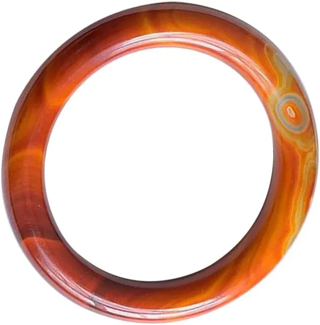 URED Natural Jade Stone Bangle for Women Good Luck Bangle Round Feng Shui Bangle Fashion Elegant Jade Stone Bangle