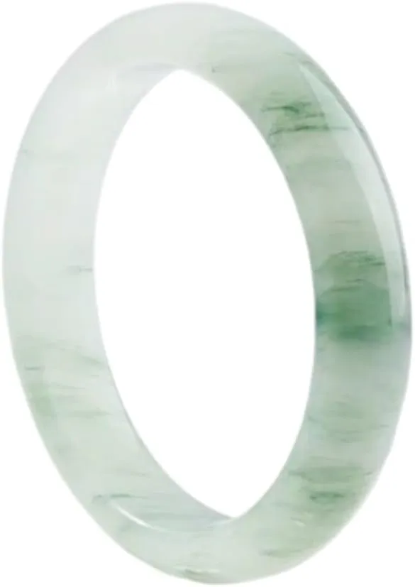 URED Women Jade Bangle Bracelet, Natural Jade, Good Luck Bracelet, Feng Shui