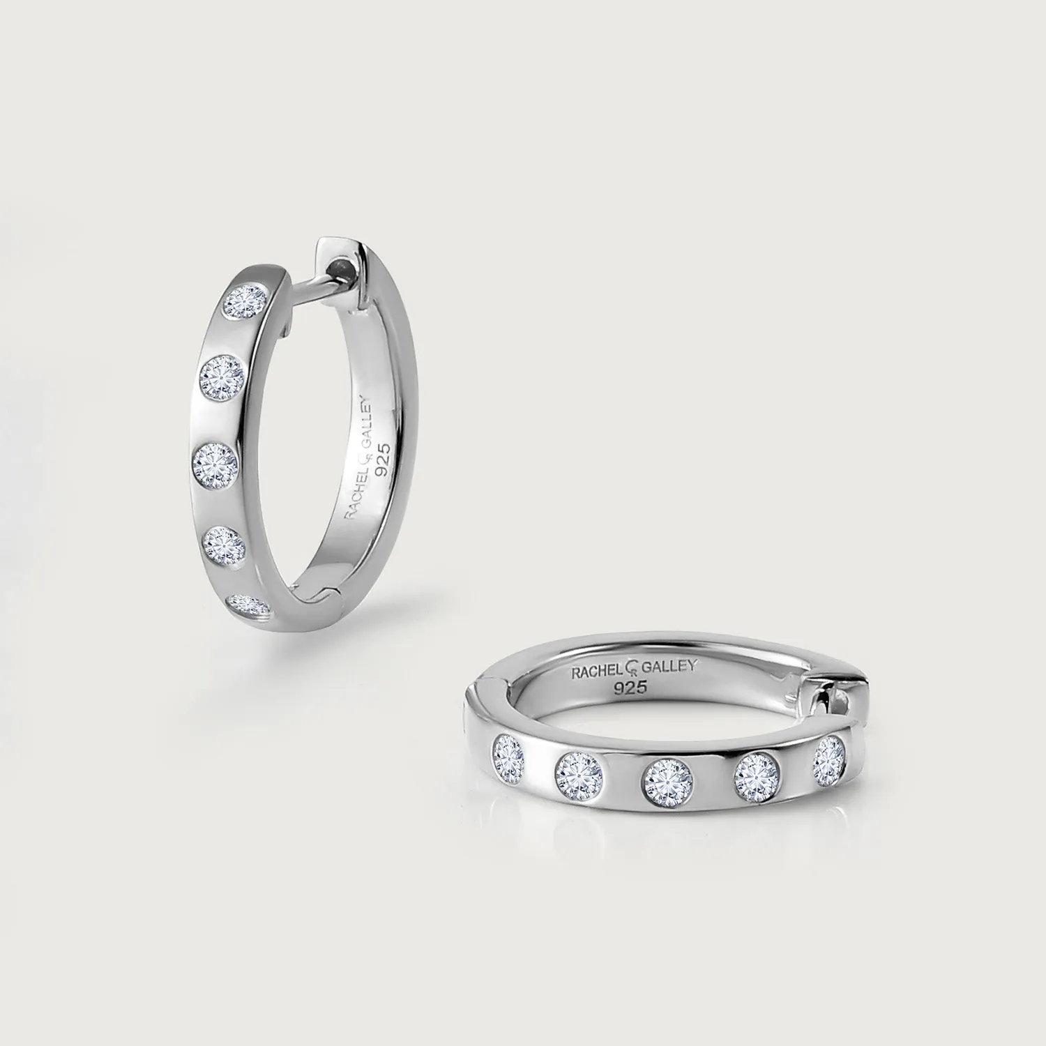 Versa Lab Grown Diamond Huggie Hoop Earrings