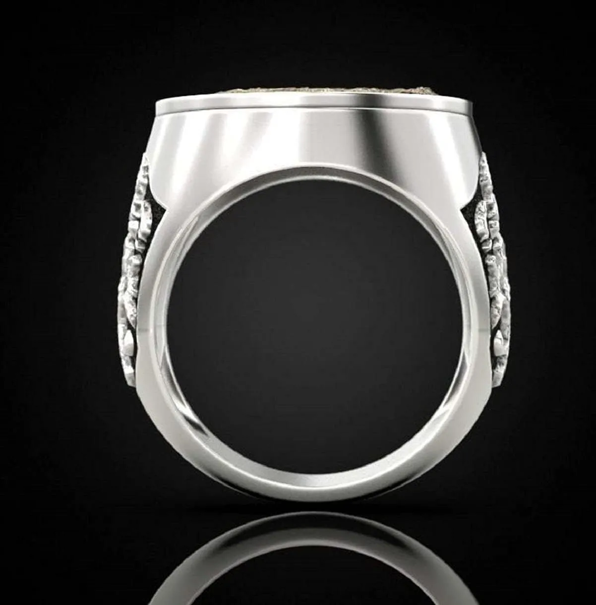 Wolf Ring,Nordic Viking Wolf Head Wolf Paw Ring for Men,Gothic Howling Wolf Head Wolf Claw Ring Hip Hop Wolf Animal Ring for Men Punk Celtic Wolf Jewelry