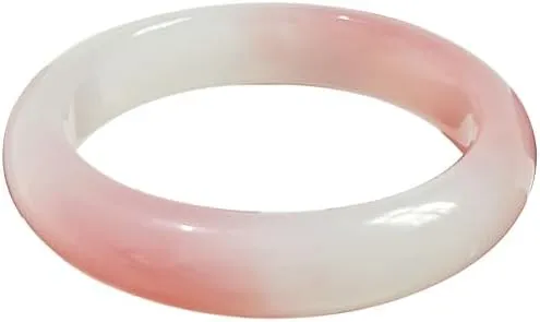 Women Jade Bangle Bracelet Feng Shui Good Luck Bracelet Fashion Elegant Round Bracelet Natural Jade Stone Bangle