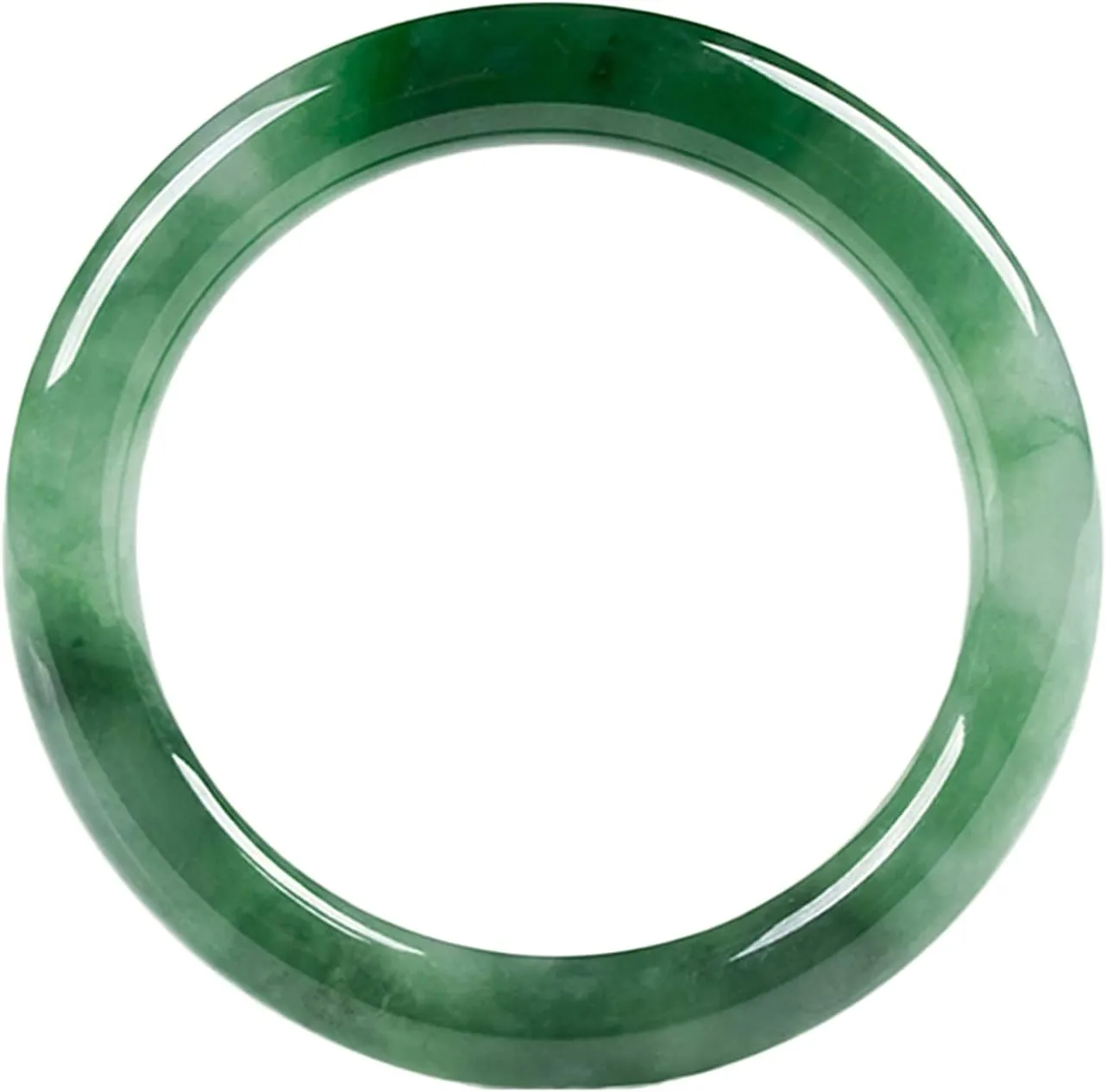 Women Natural Jade Bracelet Green Good Luck Fashion Jewellery Jade Stone Bangle Suitable For Dates Parties Holiday Gifts