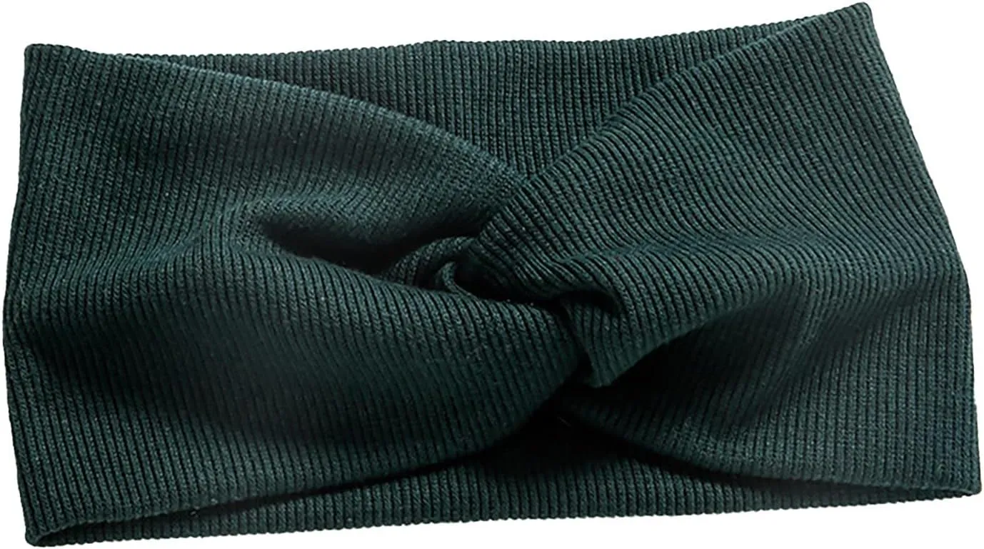 Women Wide Headbands Boho Bandeau Headbands Floral Printed Non Slip Headbands for Yoga Outdoor Sport