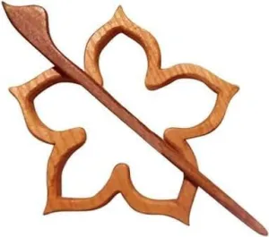 Wooden Flower Daisy Pattern Brooch,Cute Girls Boys Brooch Pin Shawl Pin Scarf Buckle Lapel Pin Brooch Gift for Women Lady Girl, Jewelry, Brooches and Pins
