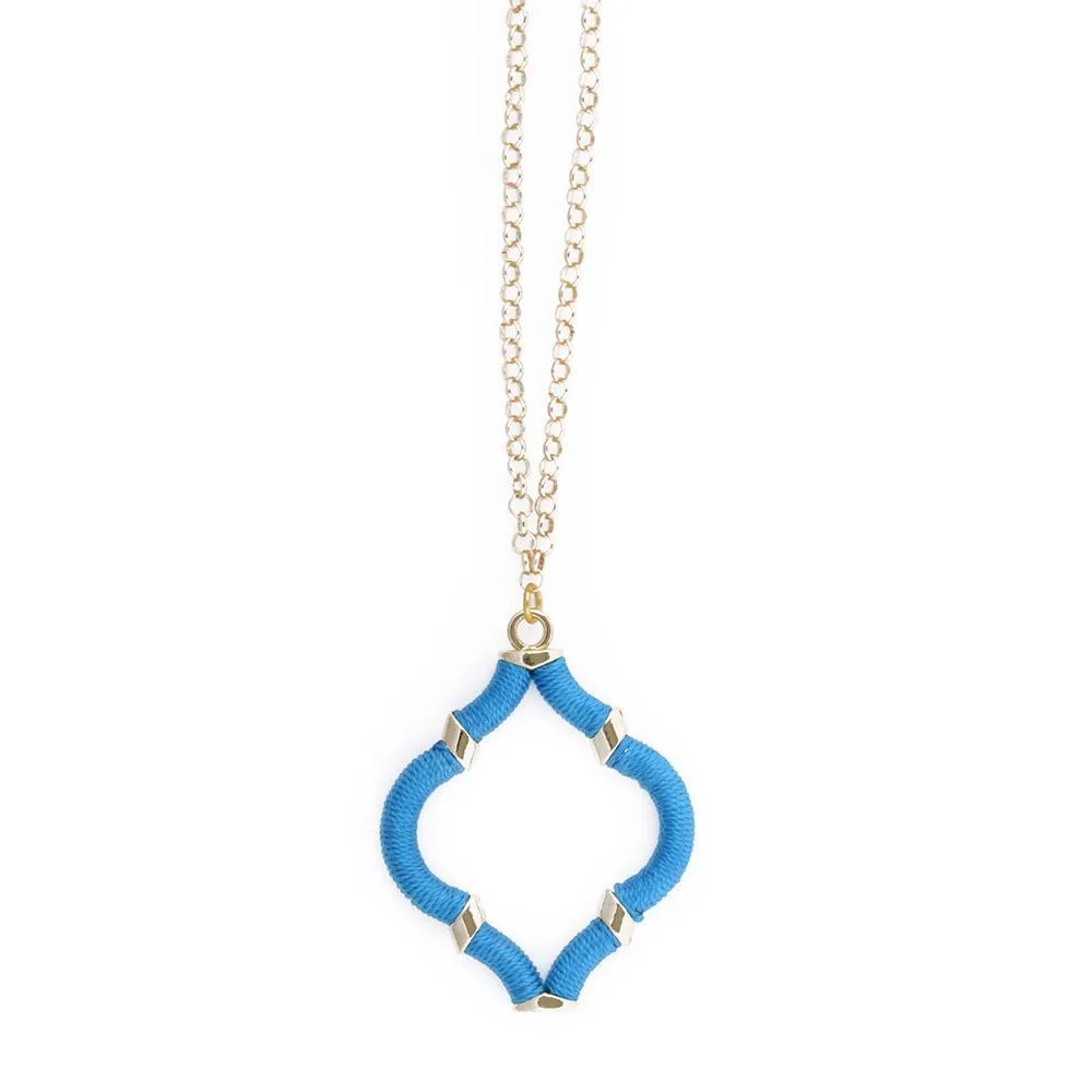 Wrapped Quatrefoil Necklaces